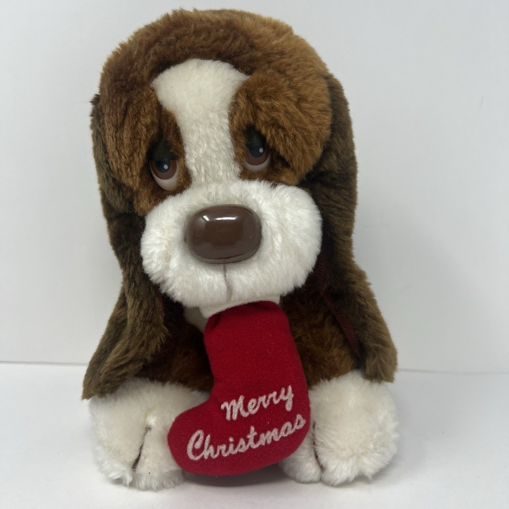 Russ Baxter Dog Christmas‎ Plush 8" Holiday Stuffed Animal Toy Gift Collectible